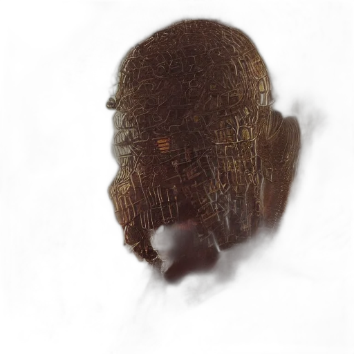 mask, face, creature, hair transparent PNG cut-out
