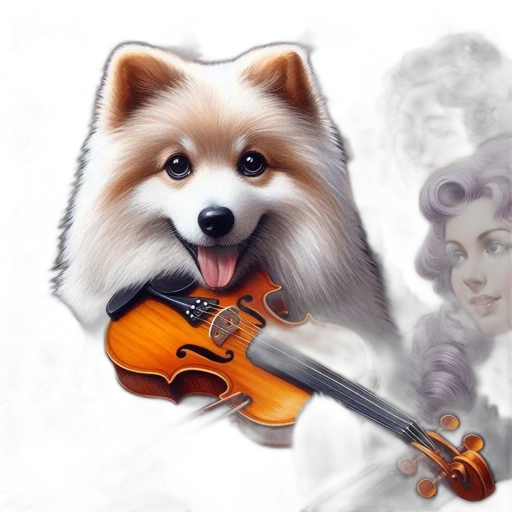 animal, photorealistic, oil painting, fantasy art transparent PNG cut-out