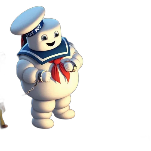 robot, staff, food, 3d render transparent PNG cut-out