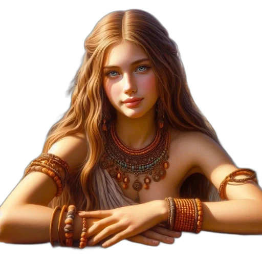 jewelry, crown, face, fantasy art transparent PNG cut-out