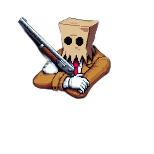 robot, staff, weapon, mask transparent PNG cut-out