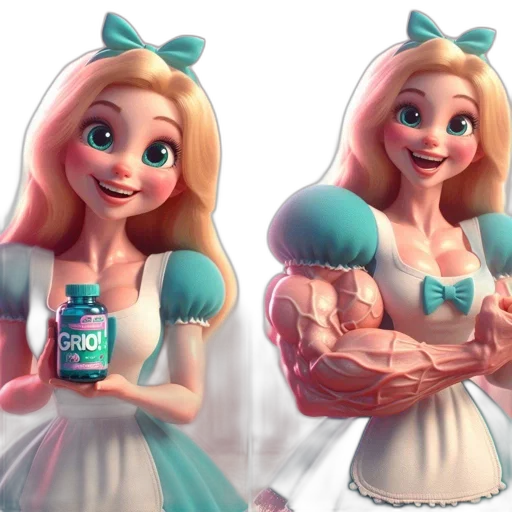 bottle, dress, 3d render, concept art transparent PNG cut-out