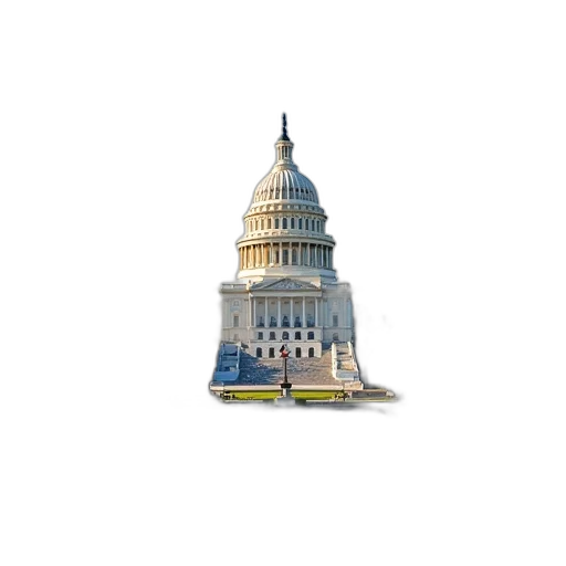 building, 3d render, photorealistic, pixel art transparent PNG cut-out