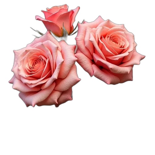 flower, crown, jewelry, 3d render transparent PNG cut-out