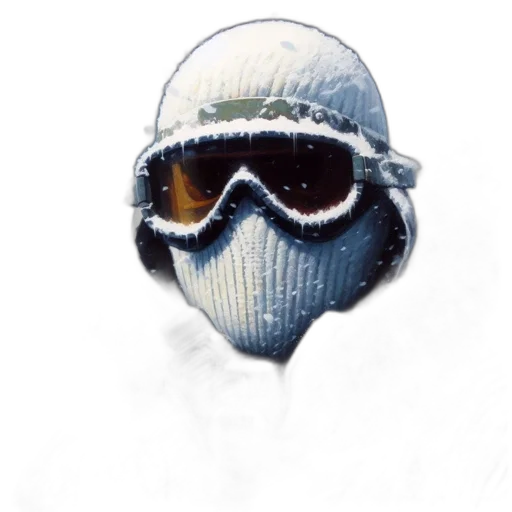 mask, face, creature, jacket transparent PNG cut-out