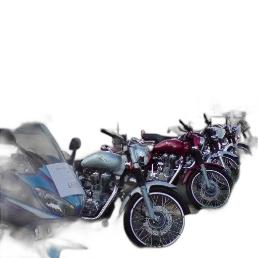 photorealistic, 3d render, concept art, motorcycles transparent PNG cut-out