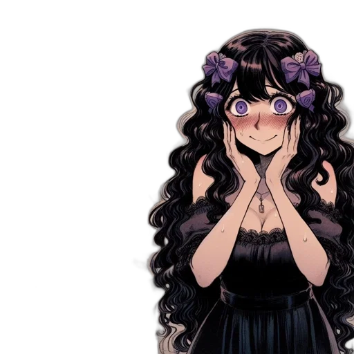 dress, flower, crown, mask transparent PNG cut-out