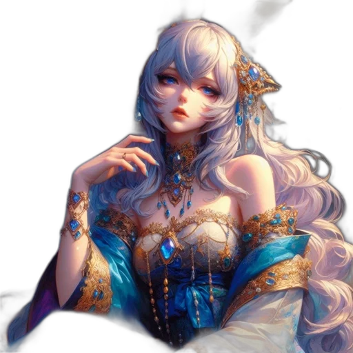 dress, dragon, crown, face transparent PNG cut-out