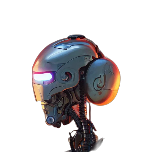 robot, weapon, mask, creature transparent PNG cut-out