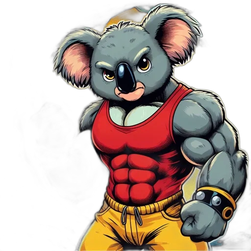 animal, concept art, comic book art, 3d render transparent PNG cut-out