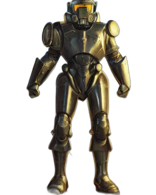 robot, weapon, staff, 3d render transparent PNG cut-out