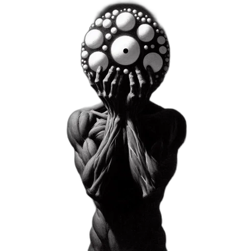 mask, creature, face, staff transparent PNG cut-out