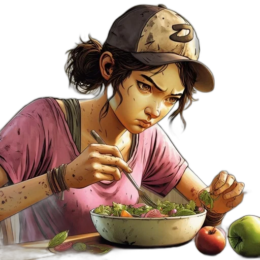 food, jewelry, face, concept art transparent PNG cut-out