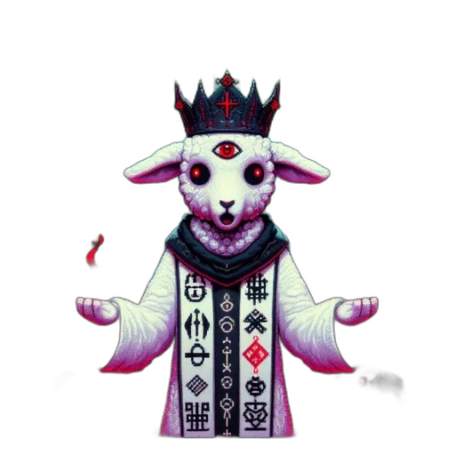 staff, mask, creature, crown transparent PNG cut-out