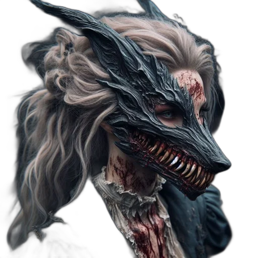 dragon, creature, mask, animal transparent PNG cut-out