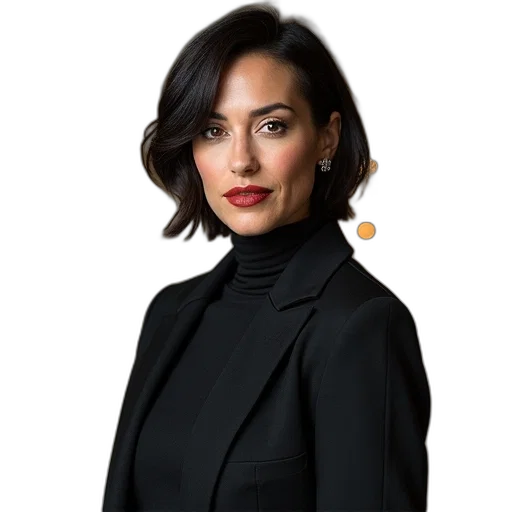 staff, jacket, jewelry, face transparent PNG cut-out