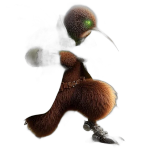 hair, creature, animal, staff transparent PNG cut-out