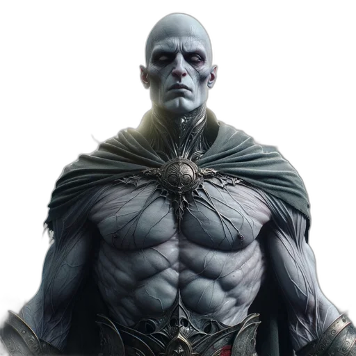 face, creature, concept art, fantasy art transparent PNG cut-out