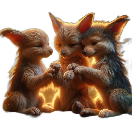 animal, fantasy art, concept art, photorealistic transparent PNG cut-out