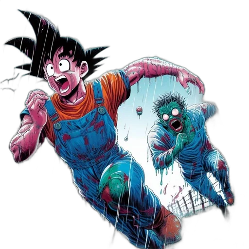 creature, comic book art, concept art, cartoon transparent PNG cut-out