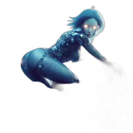 robot, dress, creature, concept art transparent PNG cut-out