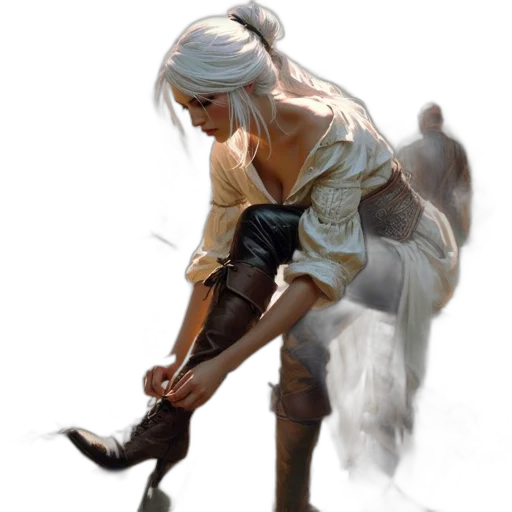 staff, weapon, sword, shoes transparent PNG cut-out