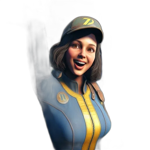 staff, face, hat, robot transparent PNG cut-out