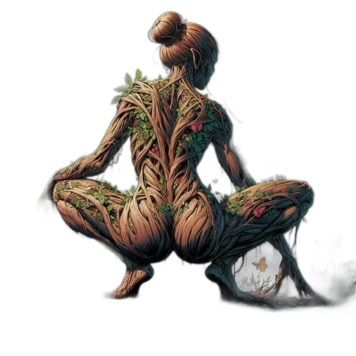 creature, tree, concept art, fantasy art transparent PNG cut-out