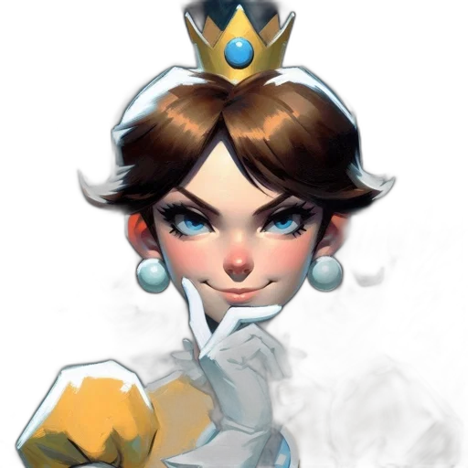 crown, staff, jewelry, face transparent PNG cut-out
