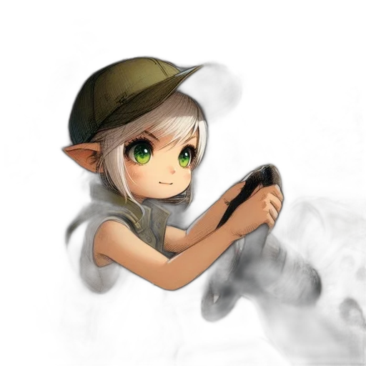 staff, weapon, hat, dragon transparent PNG cut-out