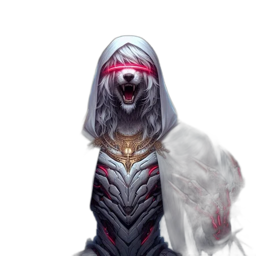 mask, face, creature, sword transparent PNG cut-out