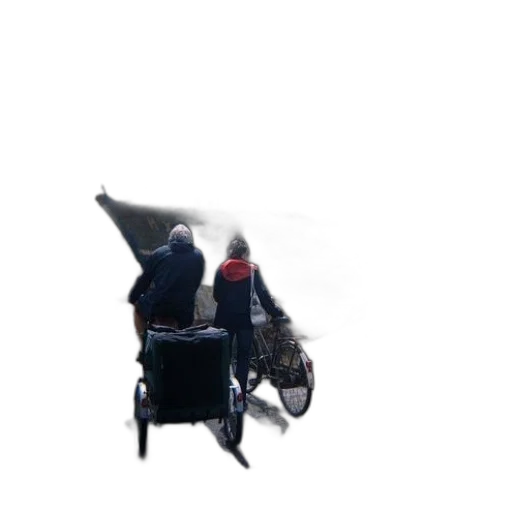 umbrella, jacket, car, staff transparent PNG cut-out