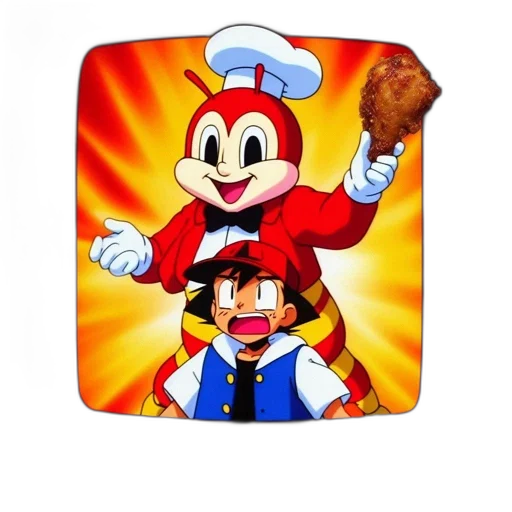 food, hat, pixel art, 3d render transparent PNG cut-out