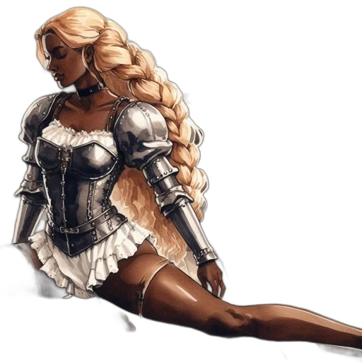dress, sword, concept art, fantasy art transparent PNG cut-out