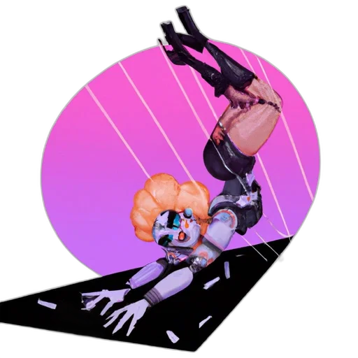robot, concept art, 3d render, pixel art transparent PNG cut-out