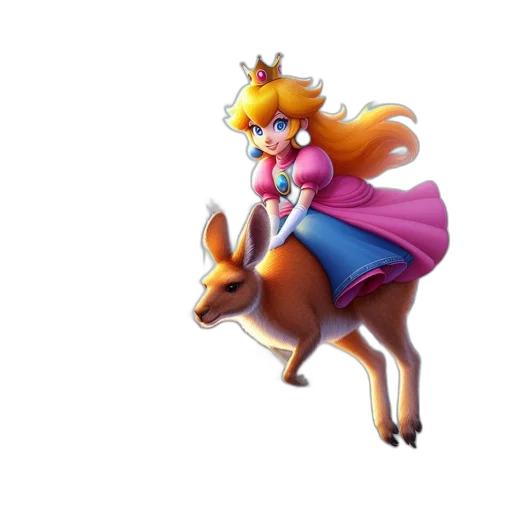 dress, crown, animal, staff transparent PNG cut-out
