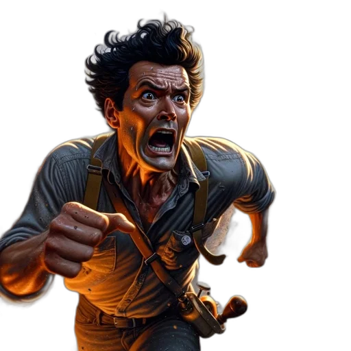 concept art, comic book art, 3d render, photorealistic transparent PNG cut-out