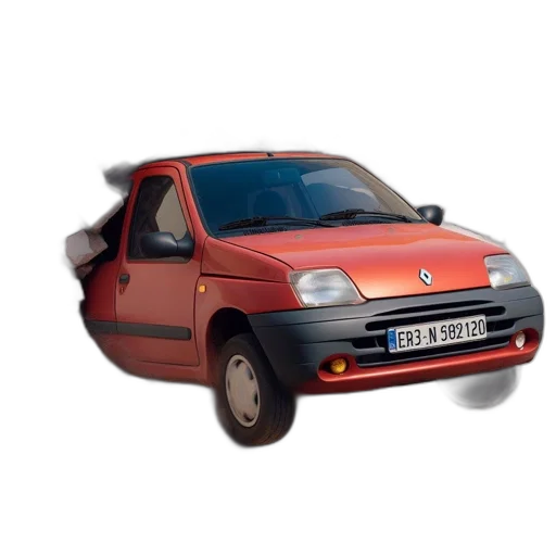 car, animal, 3d render, photorealistic transparent PNG cut-out