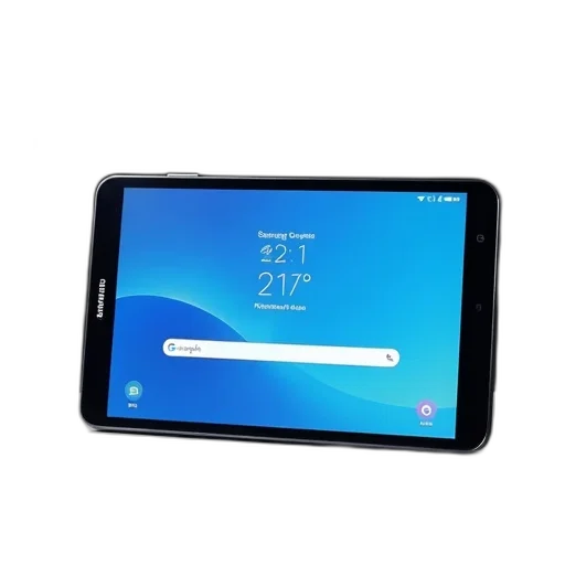 samsung, tablet, blue, screen transparent PNG cut-out