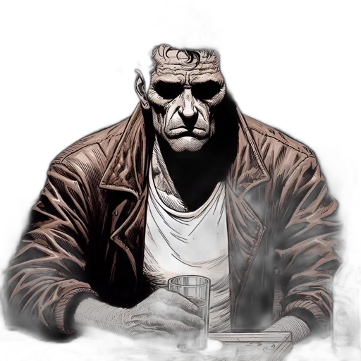jacket, face, mask, robot transparent PNG cut-out