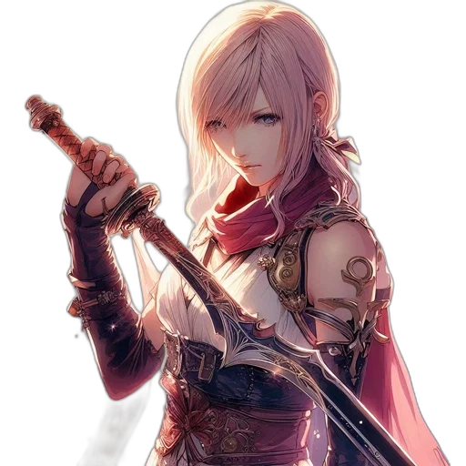 sword, staff, weapon, fantasy art transparent PNG cut-out