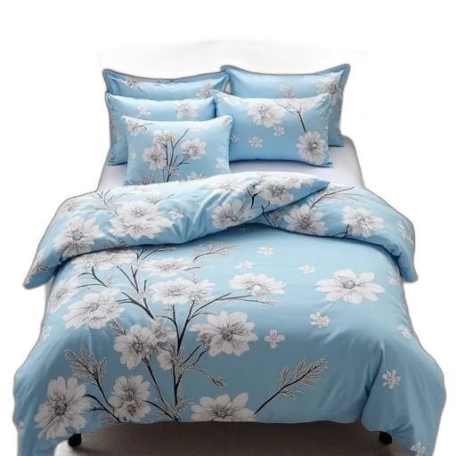 furniture, photorealistic, blue, pastel transparent PNG cut-out