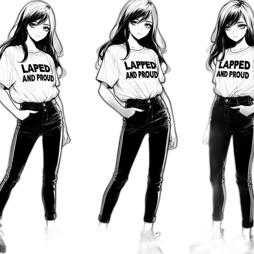 comic book art, cartoon, anime, concept art transparent PNG cut-out