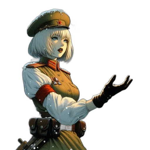 staff, weapon, hat, robot transparent PNG cut-out