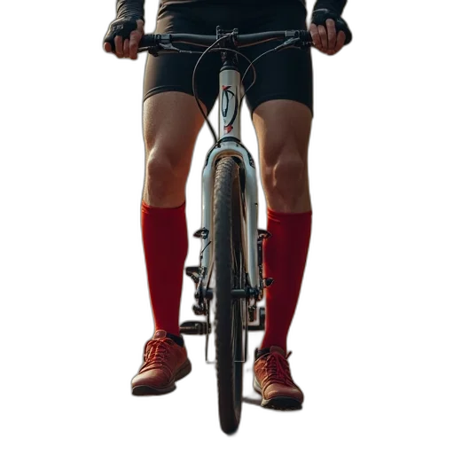 red, front, view, man transparent PNG cut-out