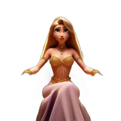 dress, 3d render, concept art, fantasy art transparent PNG cut-out