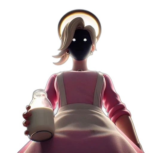 dress, bottle, crown, staff transparent PNG cut-out
