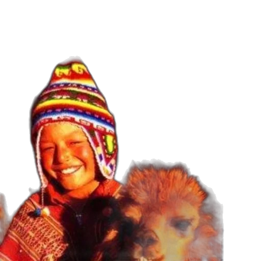 animal, hat, jacket, staff transparent PNG cut-out