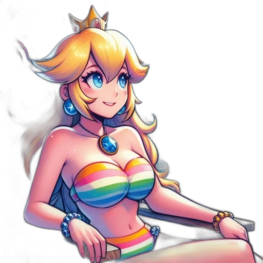dress, crown, pixel art, concept art transparent PNG cut-out