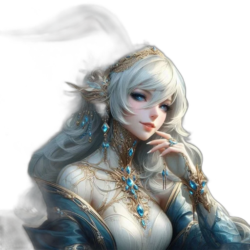 dragon, crown, jewelry, staff transparent PNG cut-out